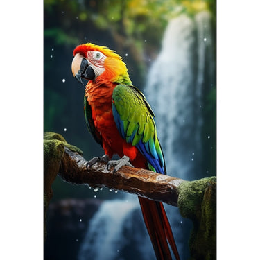 Tableau Perroquet Rectangulaire